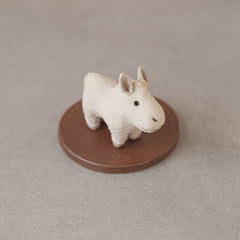 日本製 信樂燒「小馬」十二生肖小擺飾