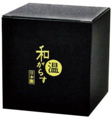 日本製 東洋佐々木 和がらす温 お湯割り焼酎ぐらす 藍・金箔 (300ml) /日本製 東洋佐佐木 湯割燒酎玻璃杯 靛藍金箔 (300毫升）