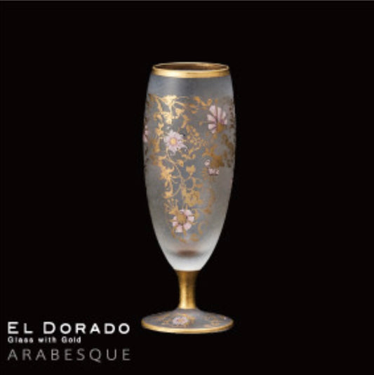 日本製 木本硝子 EL DORADO ARABESQE グラス (125ml)/ 日本製 木本硝子 EL DORADO 阿拉伯式花紋 日本酒杯 (125毫升)