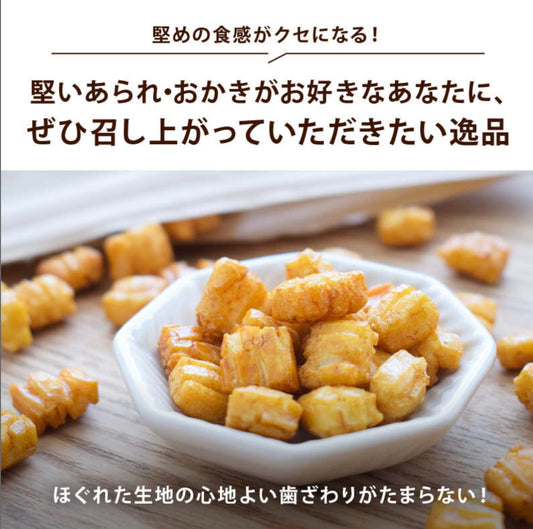 前田家 銘菓 堅焼こつぶ あられ しょうゆ (120g) / 前田家 醬油烤小餅乾 (120克)