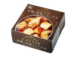 缶ちぃず 京鴨の和風アヒージョ (75g) / 京都鴨日式蒜蓉 芝士粒 罐頭小吃 (75克)