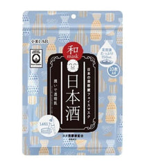 十美LAB 和フェイスマスク 日本酒（透明感)(10枚) / 十美LAB 日本酒面膜 (10片)