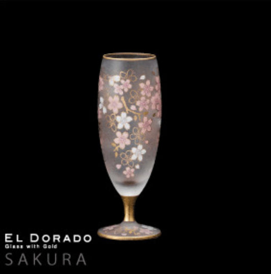 日本製 木本硝子 EL DORADO SAKURA グラス (125ml)/ 日本製 木本硝子 EL DORADO 櫻花日本酒杯 (125毫升)